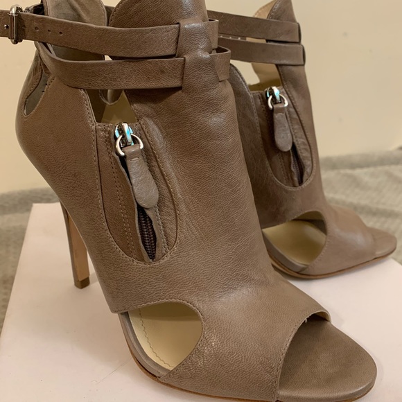Camilla Skovgaard taupe high heeled booties